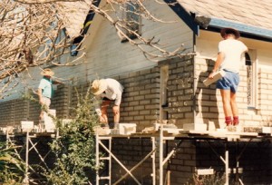 Abbey Church with Brick Facade