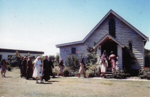 Abbey Church with Community Members