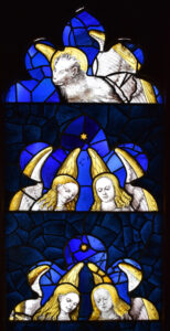 Stained Glass Panel of Angels originally from Winchester Cathedral