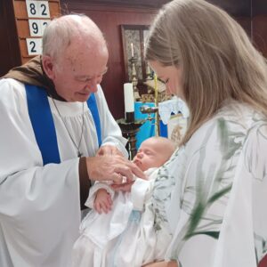 baptism at teh Abbey Church, Caboolture